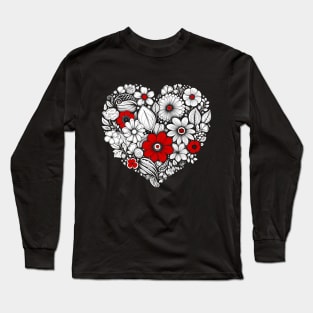 Blossom Heart Long Sleeve T-Shirt